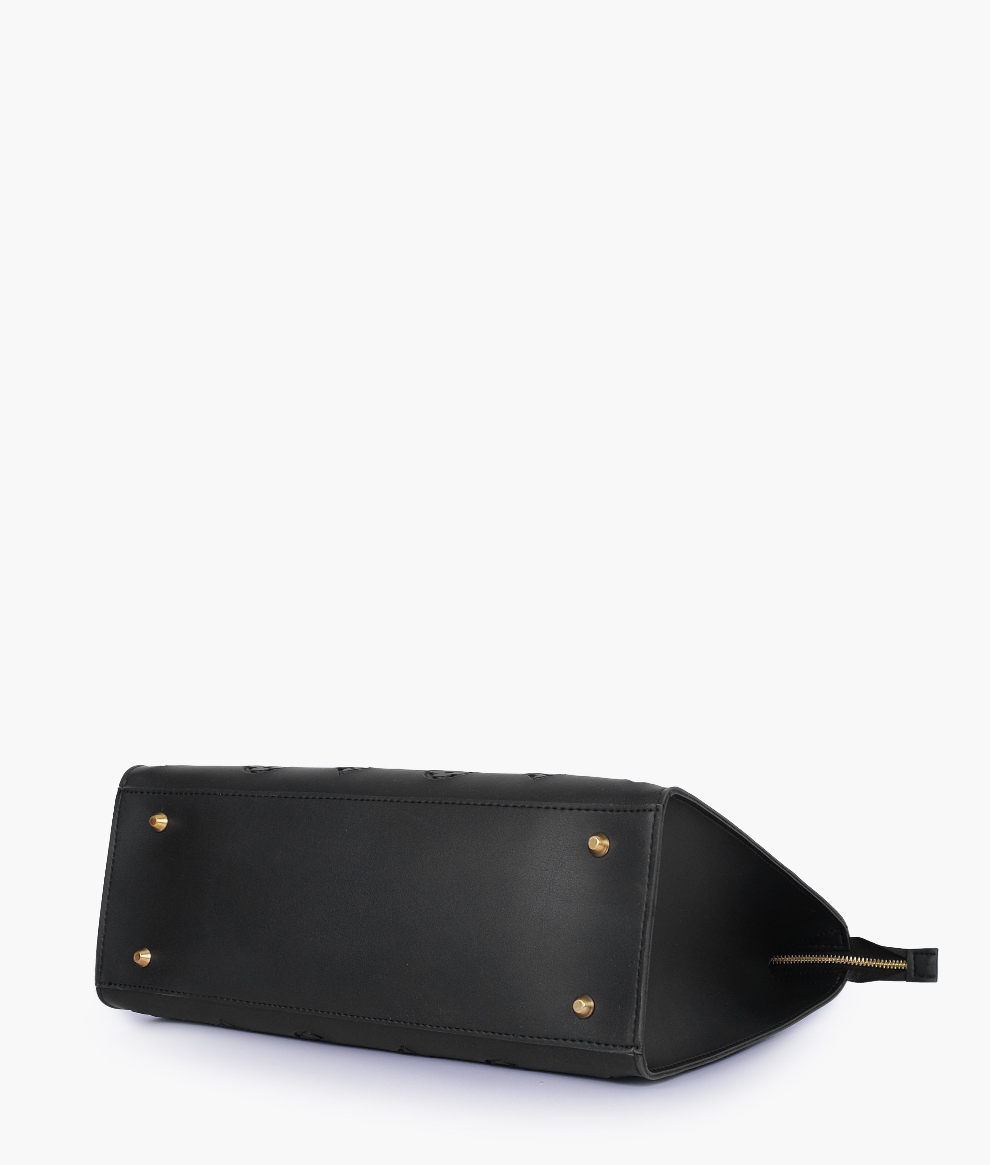 Black on-the-go handbag