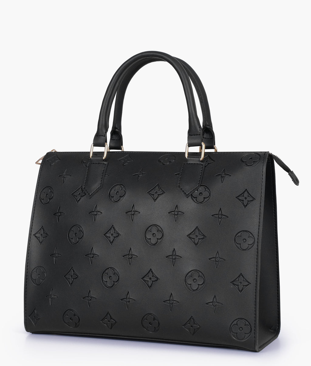 Black on-the-go handbag
