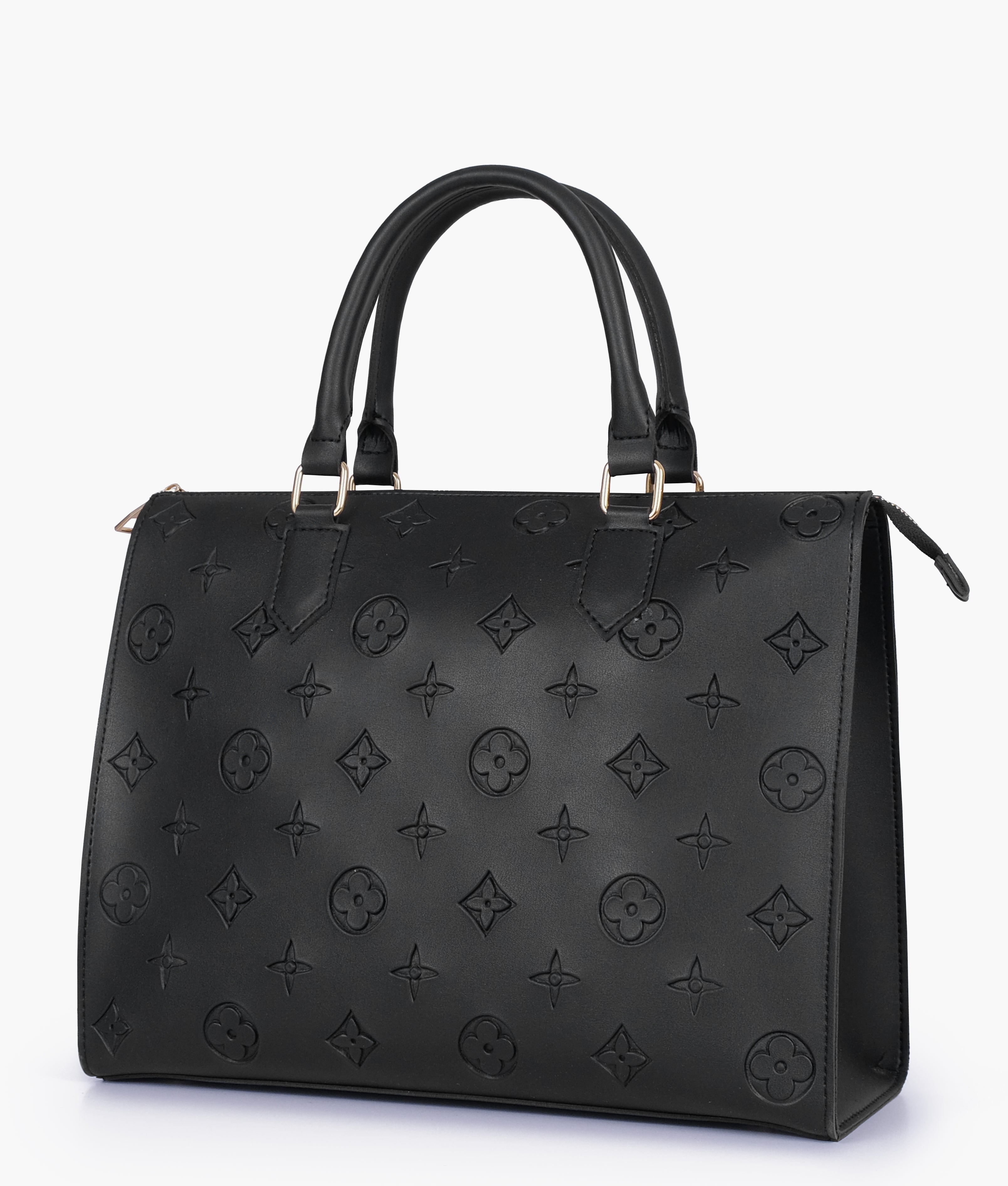 Black on-the-go handbag