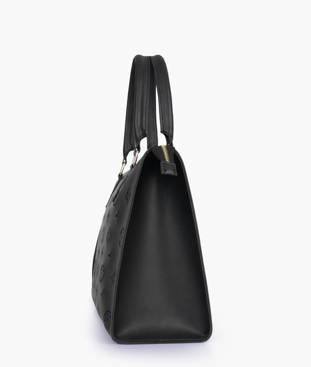 Black on-the-go handbag