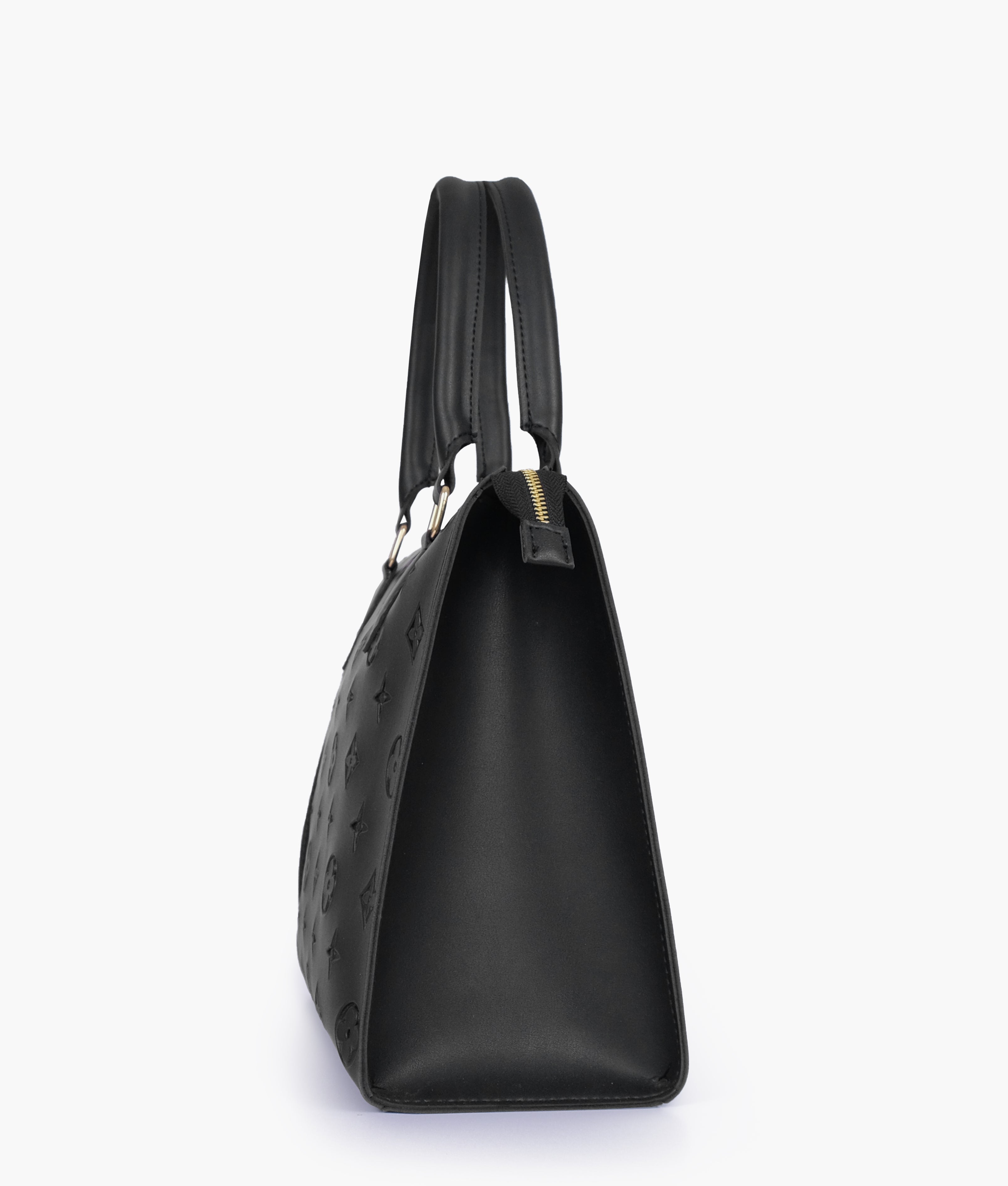 Black on-the-go handbag