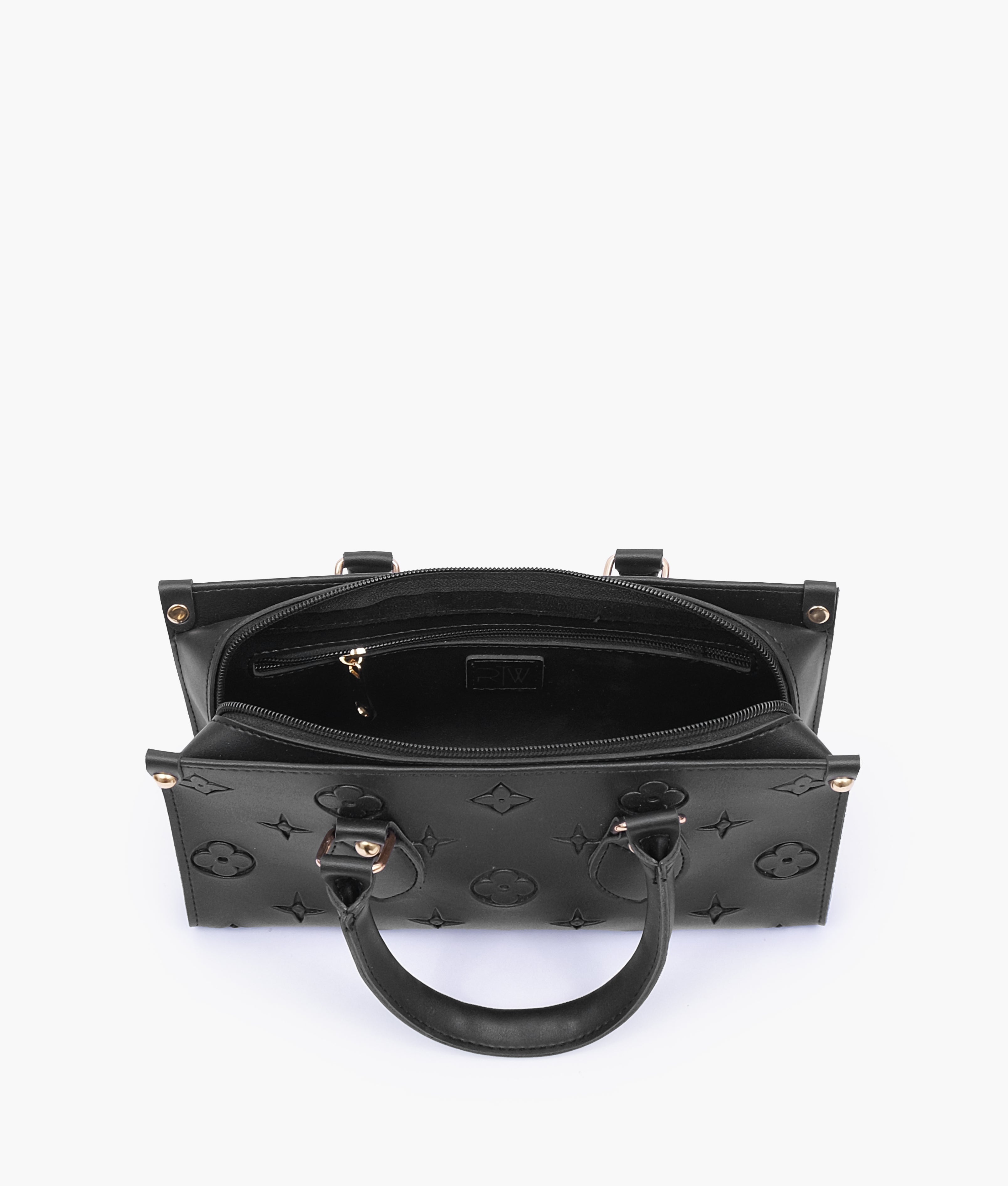 Black on-the-go mini bag