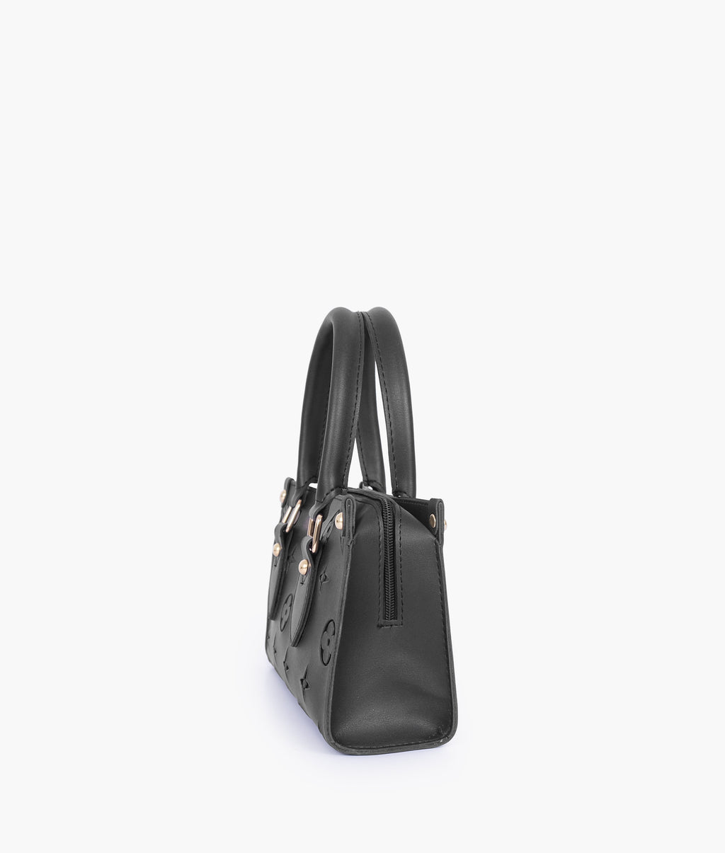Black on-the-go mini bag