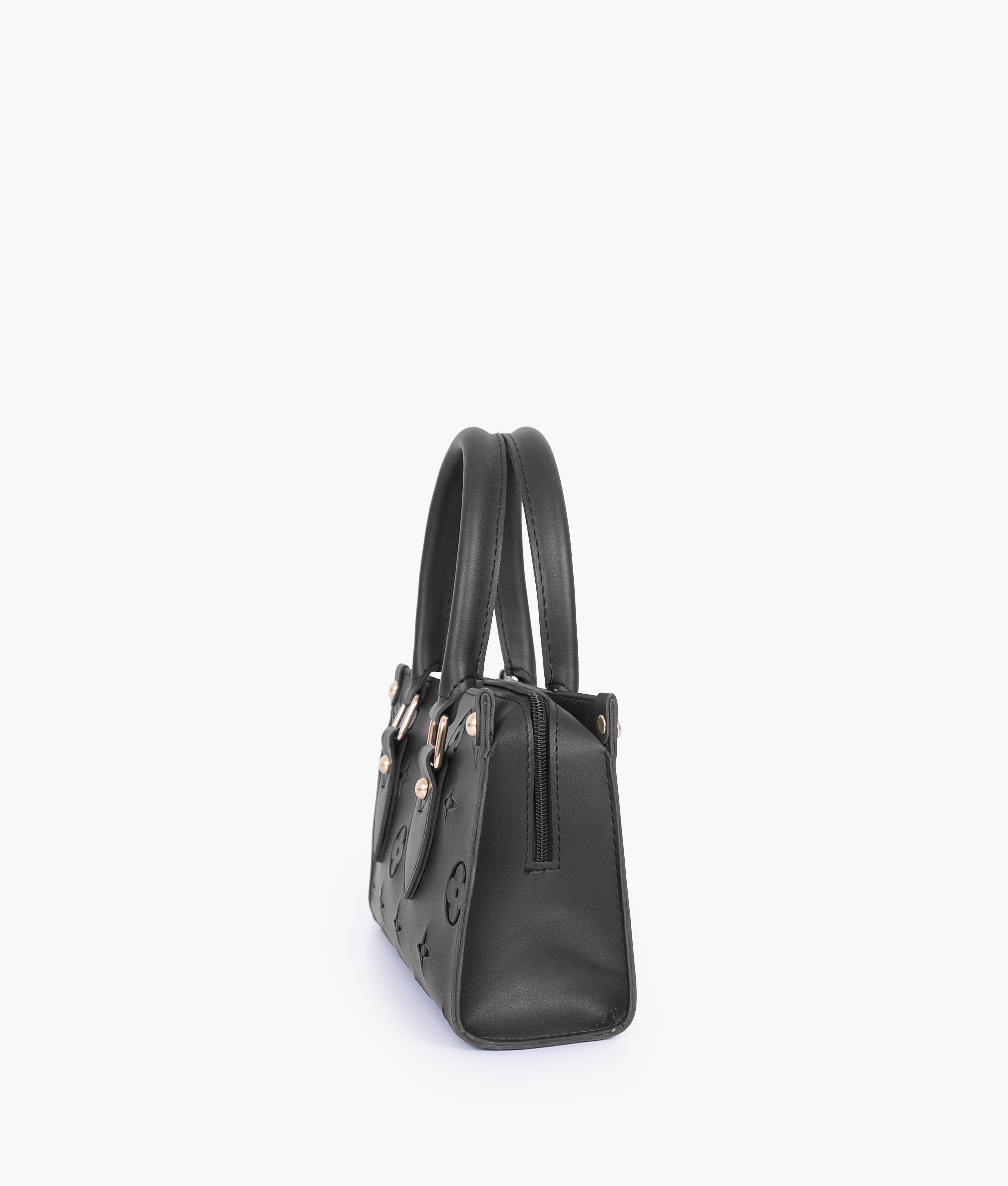 Black on-the-go mini bag