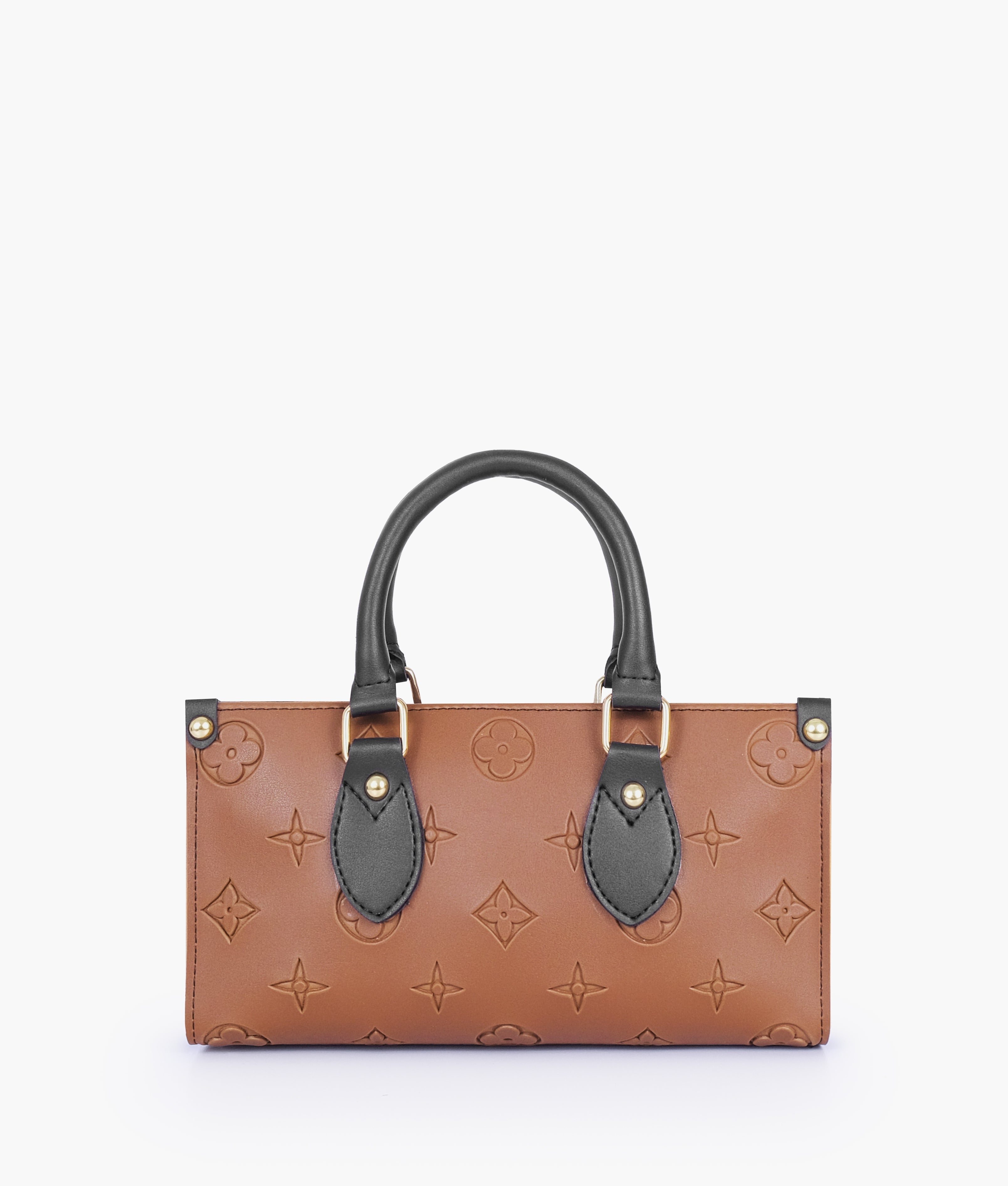 Brown and black on-the-go mini bag