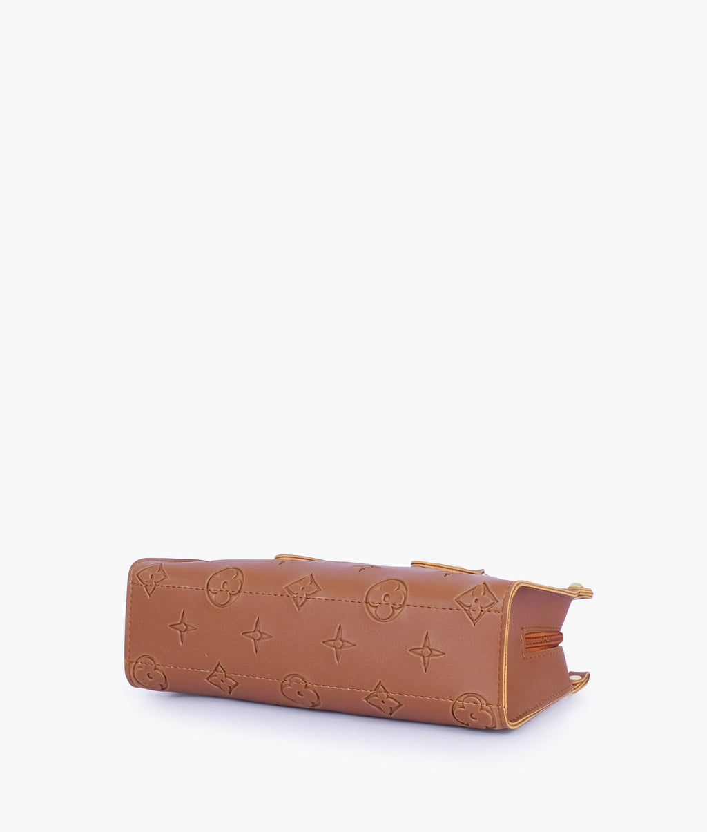 Brown on-the-go mini bag