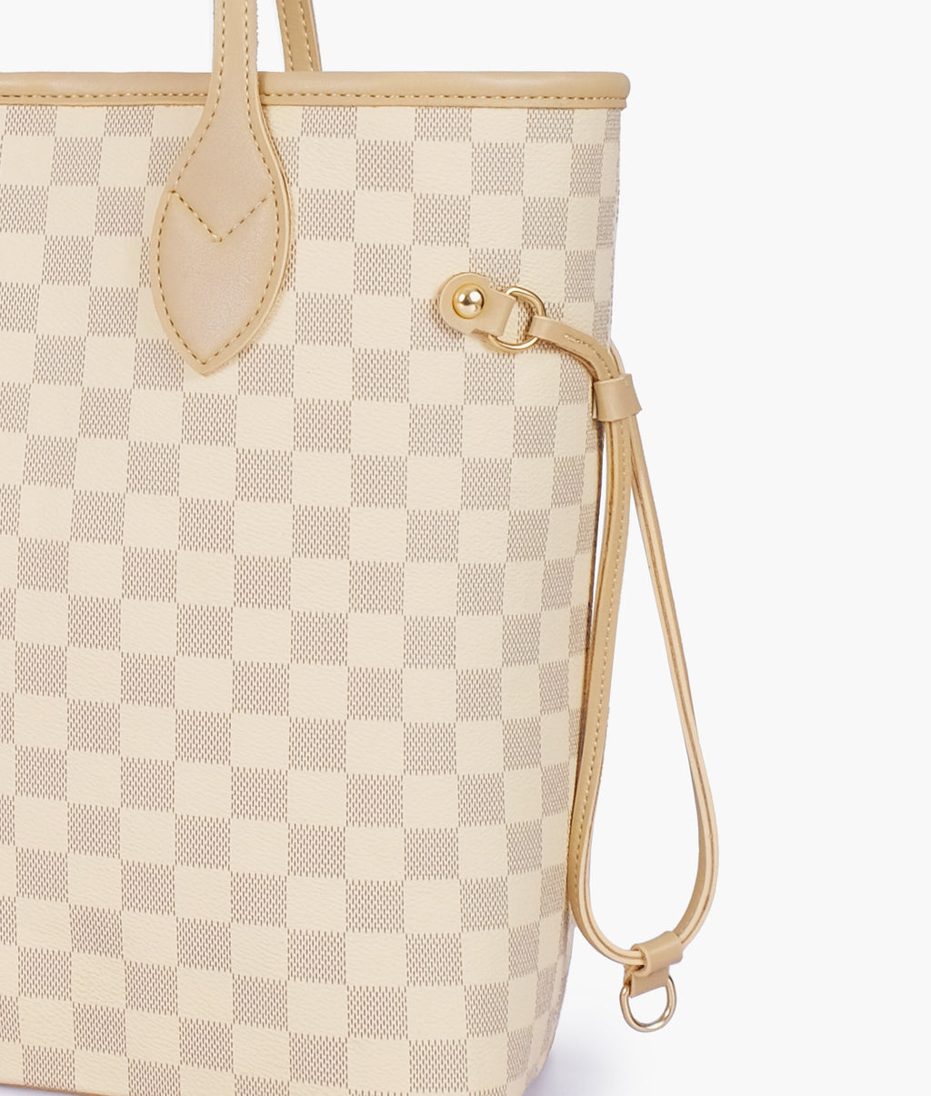 Off-white checkered bag