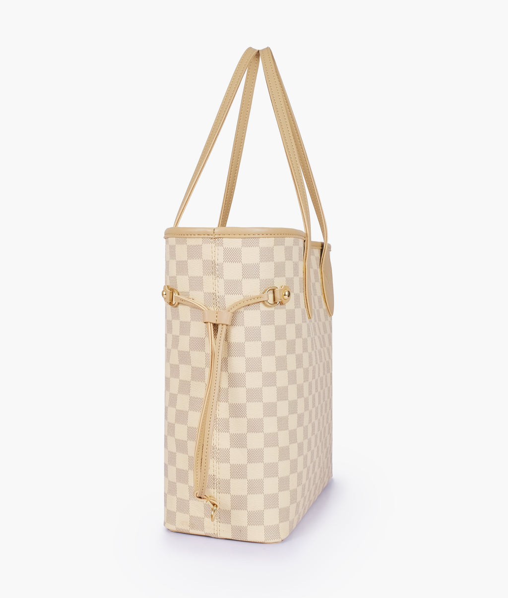 Off-white checkered bag