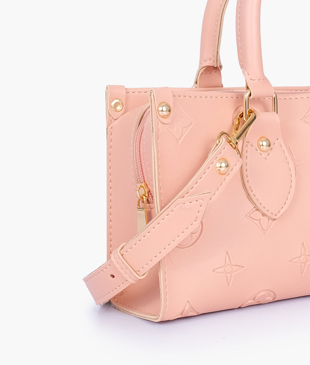 Peach on-the-go mini bag