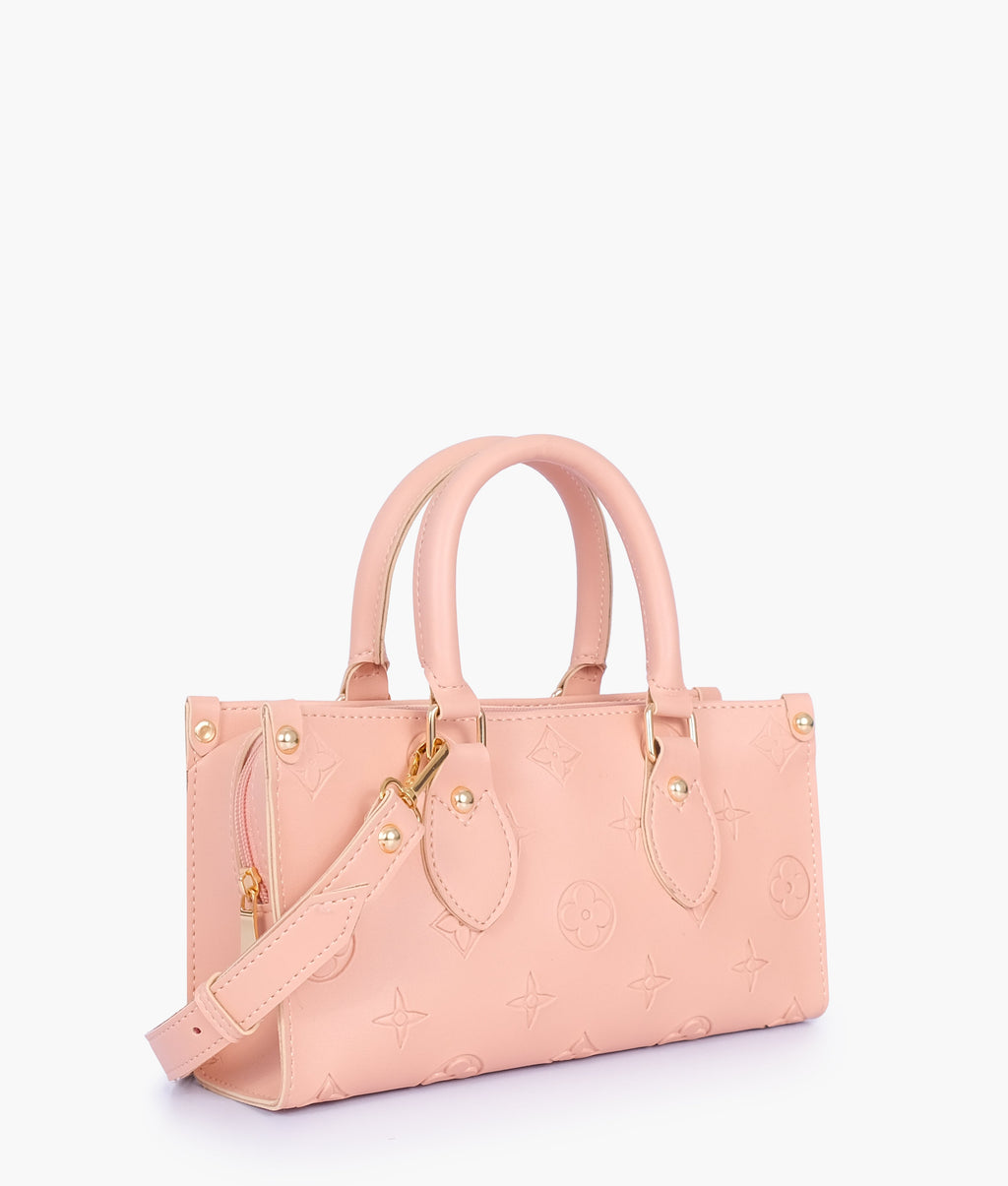 Peach on-the-go mini bag
